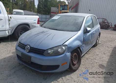 2010 Volkswagen Golf 4-Door из США, поврежденный, VIN WVWDA7AJ4AW342239